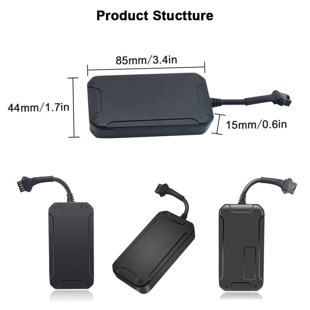 GPS Tracker 4G Car or Bike Tracker ..Cut Off Engine.. GPS Locator Tracking Device