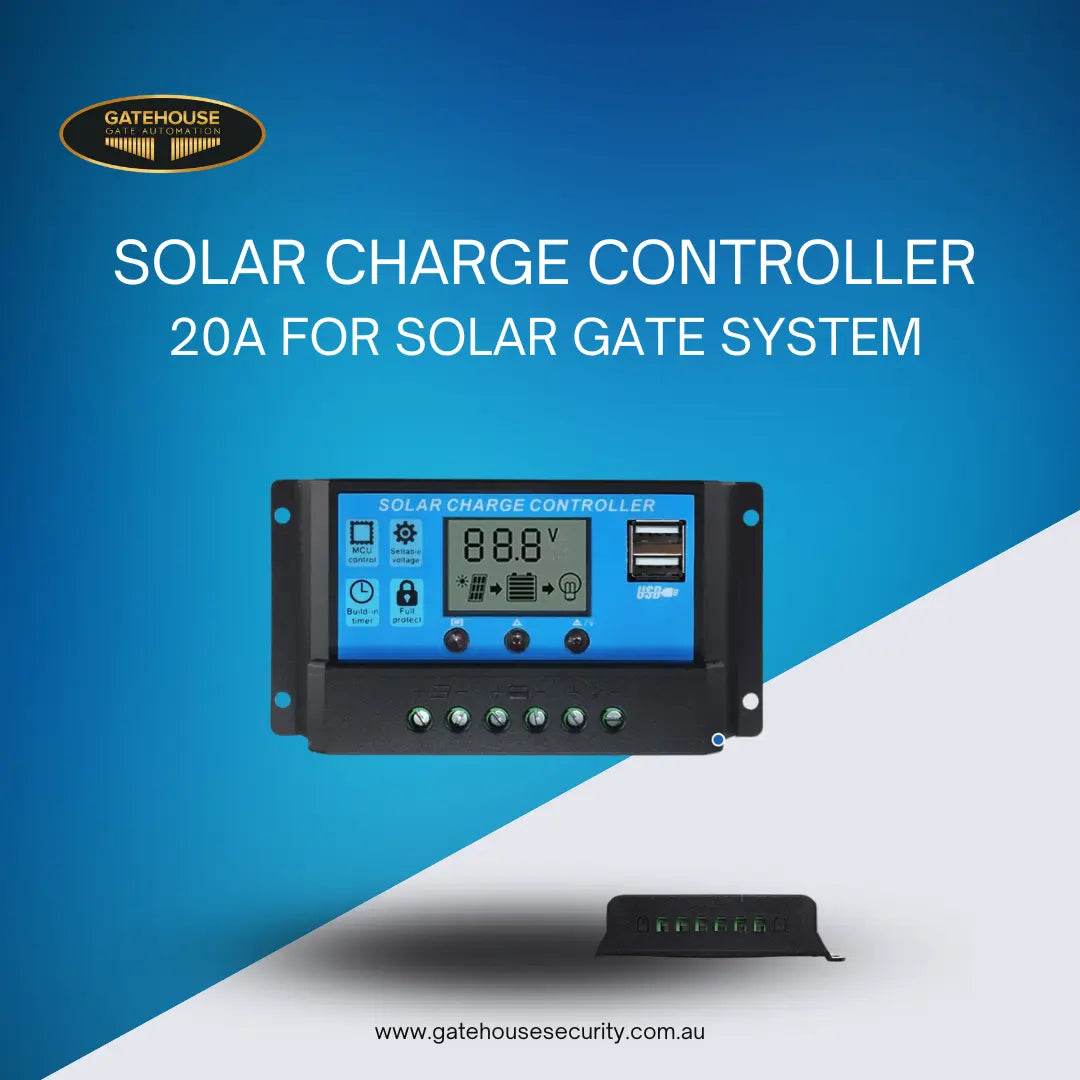 Solar Charge Controller 20A For Solar Gate Kit System