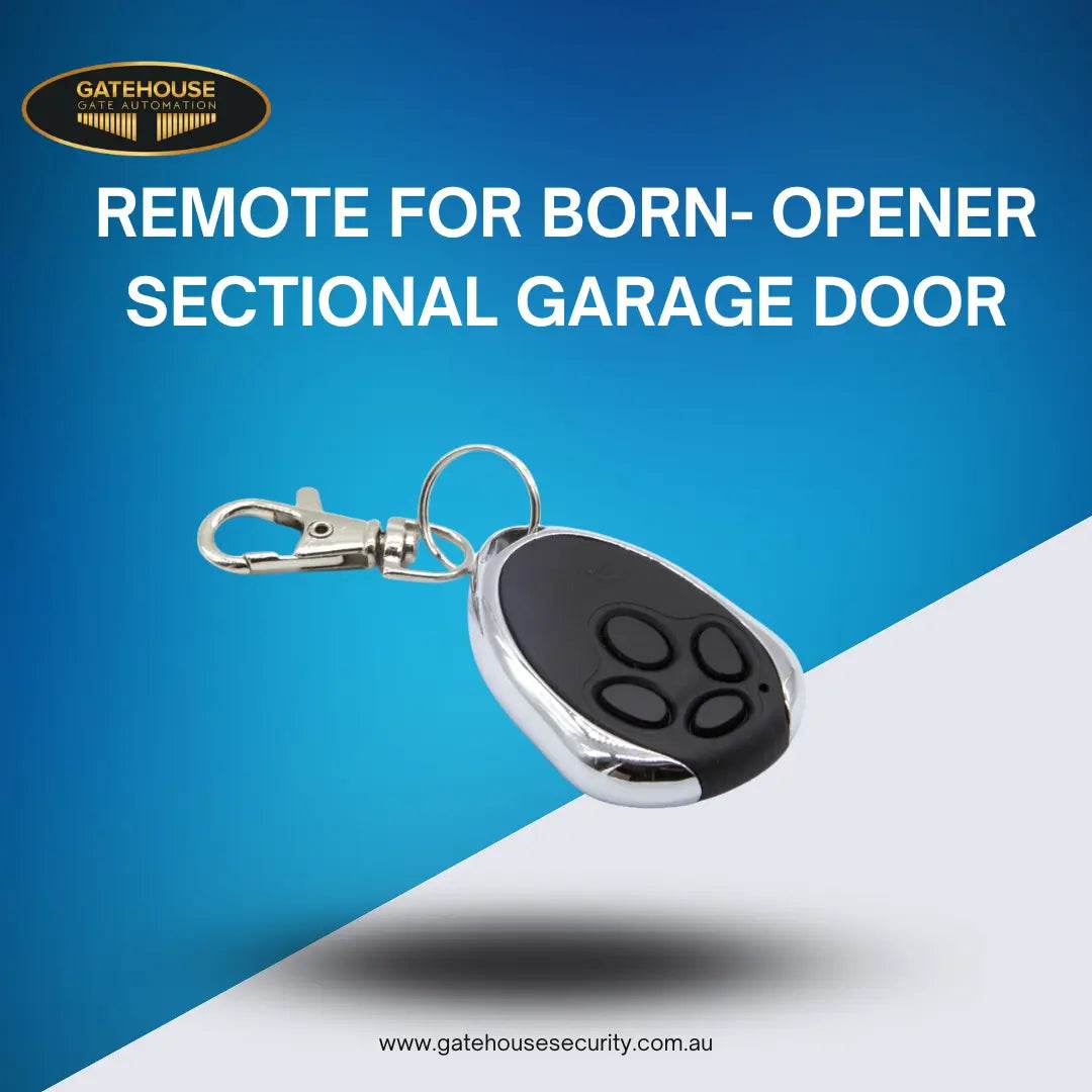 Sectional garage door remote for Born opener model