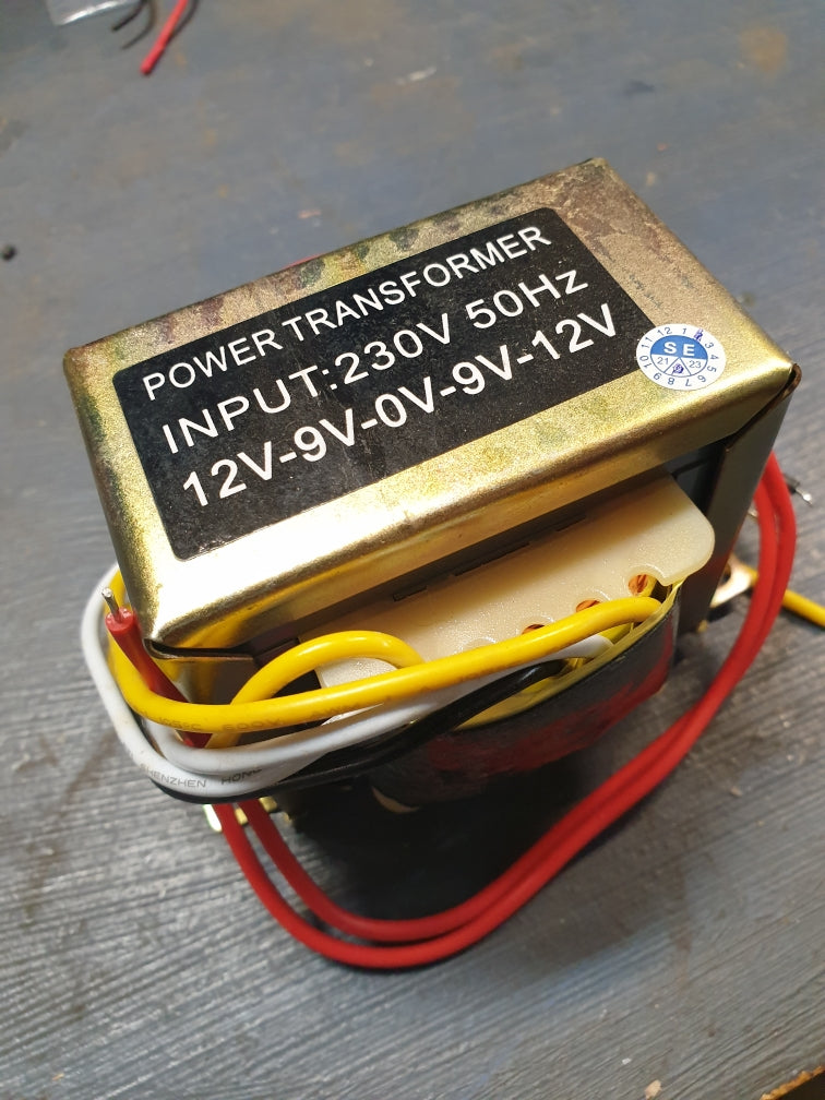 Transformer Mains 230v to 9v, 18v, 12v or 24v