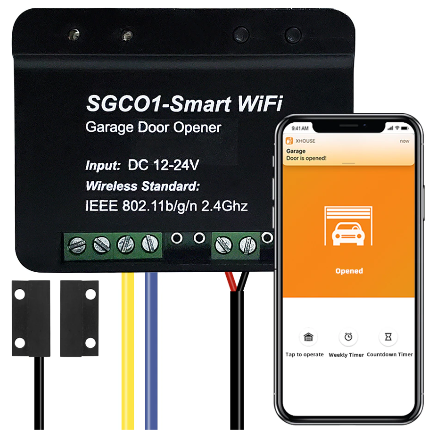 Wi-Fi Smart Garage Door Opener APP Remote Control from Anywhere