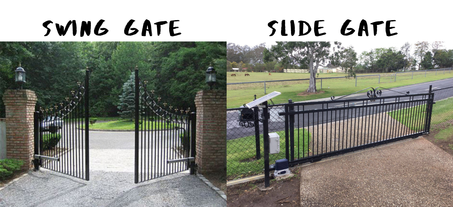 Should I Choose a Swing Gate or a Sliding Gate?