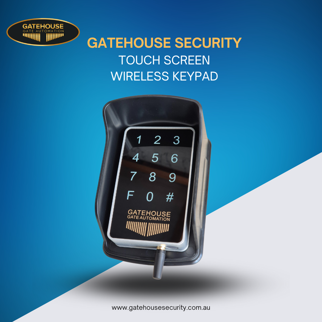 Gatehouse Security’s New Waterproof Touchscreen Wireless Keypad – The Ultimate Access Solution for Swing and Slide Gates"