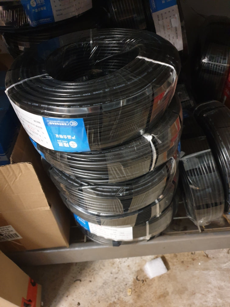 100m roll of two core 1mm cable