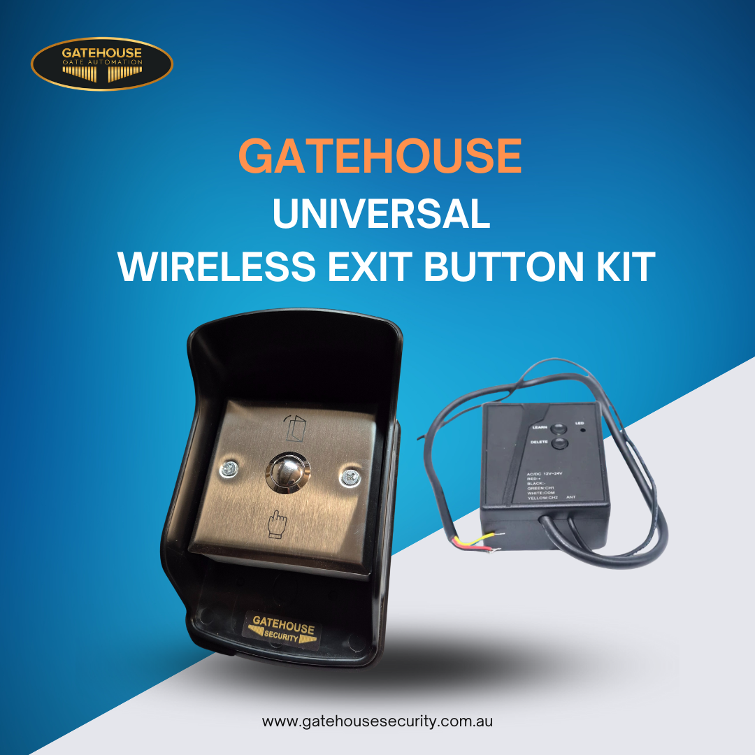 Exit Button Wireless Waterproof With Universal Receiver Suit Any Brand Of Motor