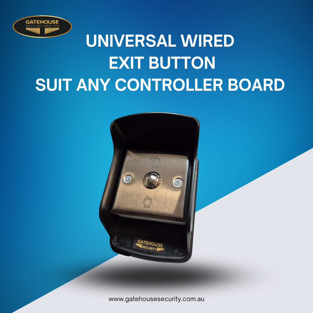 Wired Exit button for Any Swing Or Slide Gate Motor