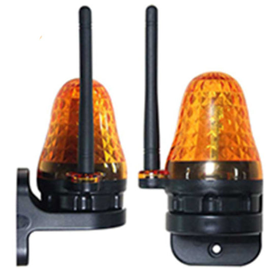 Flashing Light Wireless Activated For Gatehouse Swing Or Slide Only