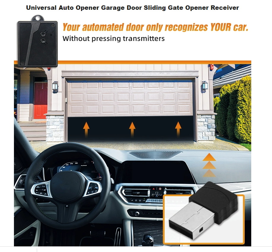 Automated Gate Or Door Opener Without Remote Recognizes Your Car To Open